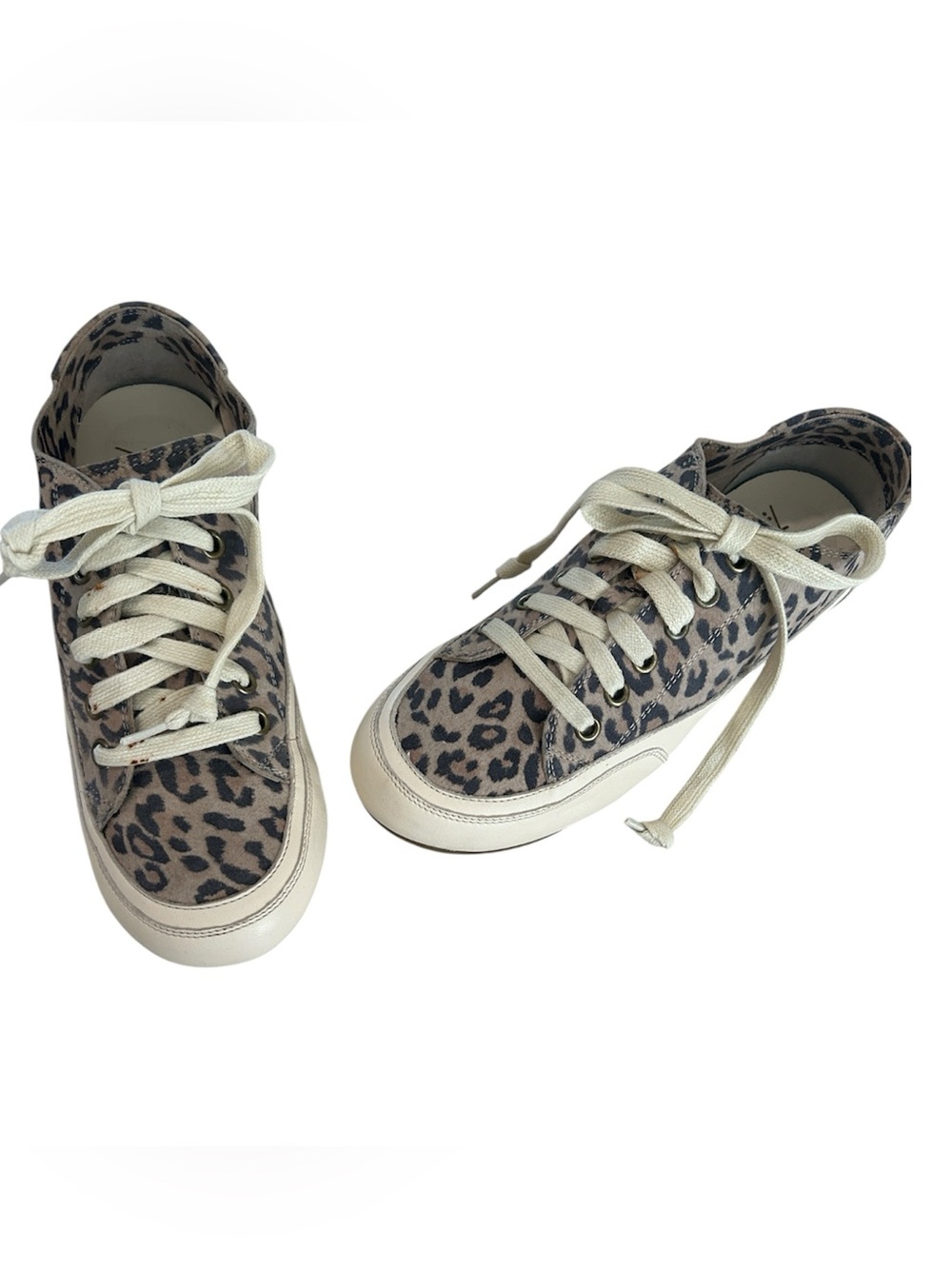 Beek Sanderling Sneaker Leopard print, size 7, NEW display pair, laces flawed - Picture 3 of 13